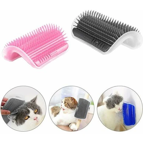 2 Pièces Peigne De Massage Pour Chat, Chats Groomer Brosse Peigne,Chat De Massage Murale Coin Brosse, Avec Cataire, Outil De Massage Parfait Pour Les Chats à Fourrure Longue Et Courte 3 2 Pièces Peigne De Massage Pour Chat, Chats Groomer Brosse Peigne,Chat De Massage Murale Coin Brosse, Avec Cataire, Outil De Massage Parfait Pour Les Chats à Fourrure Longue Et Courte