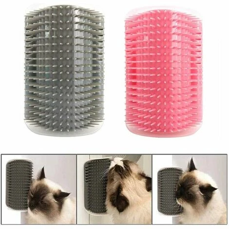 2 Pièces Peigne De Massage Pour Chat, Chats Groomer Brosse Peigne,Chat De Massage Murale Coin Brosse, Avec Cataire, Outil De Massage Parfait Pour Les Chats à Fourrure Longue Et Courte 4 2 Pièces Peigne De Massage Pour Chat, Chats Groomer Brosse Peigne,Chat De Massage Murale Coin Brosse, Avec Cataire, Outil De Massage Parfait Pour Les Chats à Fourrure Longue Et Courte – Image 2