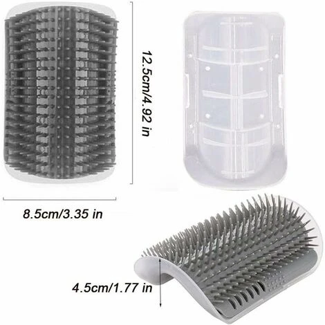 2 Pièces Peigne De Massage Pour Chat, Chats Groomer Brosse Peigne,Chat De Massage Murale Coin Brosse, Avec Cataire, Outil De Massage Parfait Pour Les Chats à Fourrure Longue Et Courte 5 2 Pièces Peigne De Massage Pour Chat, Chats Groomer Brosse Peigne,Chat De Massage Murale Coin Brosse, Avec Cataire, Outil De Massage Parfait Pour Les Chats à Fourrure Longue Et Courte – Image 3