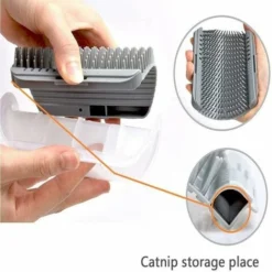 2 Pièces Peigne De Massage Pour Chat, Chats Groomer Brosse Peigne,Chat De Massage Murale Coin Brosse, Avec Cataire, Outil De Massage Parfait Pour Les Chats à Fourrure Longue Et Courte 11 2 Pièces Peigne De Massage Pour Chat, Chats Groomer Brosse Peigne,Chat De Massage Murale Coin Brosse, Avec Cataire, Outil De Massage Parfait Pour Les Chats à Fourrure Longue Et Courte -Pas Cher Toutou Mia Magasin 83873215 5