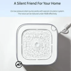 PETKIT Filtre Fontaine A Eau Pour Chat Chien,Ultra-Silencieuse,Anti-Sec,Rappel De Remplacement De Filtre, Distributeur Mode De Travail Intelligent (Blanc2.0) -Pas Cher Toutou Mia Magasin 85480519 3