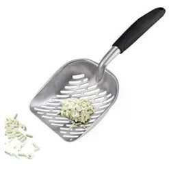 Pelle à Litière Pour Chat à Long Manche En Métal Pet-Black