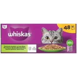 WHISKAS 96 Sachets Fraîcheur En Gelée 4 Variétés Mixtes Pour Chat 85g (2x48) -Pas Cher Toutou Mia Magasin 86613894 4