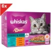 WHISKAS Duo 72 Sachets Fraîcheur En Gelée 4 Variétés Pour Chat 85g (6x12) -Pas Cher Toutou Mia Magasin 86613895 1