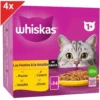 WHISKAS 96 Sachets Fraîcheur En Sauce 4 Variétés Volaille Pour Chat 85g (4x24) -Pas Cher Toutou Mia Magasin 86616508 1