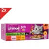 WHISKAS Tasty Mix 80 Sachets Fraîcheur En Sauce 4 Variétés Pour Chat 85g (2x40g) -Pas Cher Toutou Mia Magasin 86616510 1