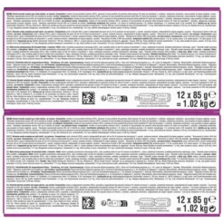 WHISKAS 96 Sachets Fraîcheur En Gelée 4 Variétés Poissons Pour Chat 85g (4x24) -Pas Cher Toutou Mia Magasin 86616511 4