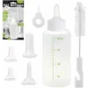 Biberon Chaton Chiot,Bouteille Allaitement Pour Chiot Tétines Brosse à Nettoyer Lactation Soins Pour Chat Et Chien Animal Nouveau Né De Compagnie(60ml) -Pas Cher Toutou Mia Magasin 87233526 1