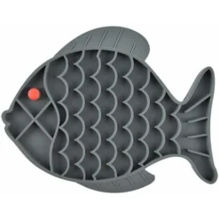 Gamelle Anti Glouton Pour Chien Chat Gamelle Chat Anti Glouton De Nourriture Lente Pour Animaux De Compagnie De Bol De Prévention D'étouffement De Chien En Silicone （ Gris）