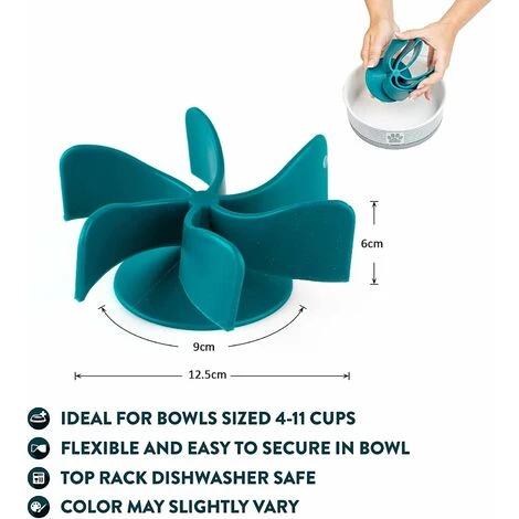 Aliment Lent En Spirale Pour Chien - Transformez Une Gamelle Ou Un Bol Pour Chien En Une Gamelle Lente (pour Ralentir La Nourriture Des Chiens Et Des Chats). 4 Aliment Lent En Spirale Pour Chien - Transformez Une Gamelle Ou Un Bol Pour Chien En Une Gamelle Lente (pour Ralentir La Nourriture Des Chiens Et Des Chats). – Image 2