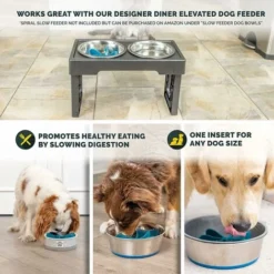 Aliment Lent En Spirale Pour Chien - Transformez Une Gamelle Ou Un Bol Pour Chien En Une Gamelle Lente (pour Ralentir La Nourriture Des Chiens Et Des Chats). 9 Aliment Lent En Spirale Pour Chien - Transformez Une Gamelle Ou Un Bol Pour Chien En Une Gamelle Lente (pour Ralentir La Nourriture Des Chiens Et Des Chats). -Pas Cher Toutou Mia Magasin 87412461 3