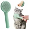 DHKLFA Brosse Chat Chien, Brosses De Toilettage Pour Chats Chiens Autonettoyante, Professionnel Peigne An Acier Inoxydable Poils Morts Pour Chat Chien, Enlèvement Des Poils En Un Clic, Vert Matcha 1 DHKLFA Brosse Chat Chien, Brosses De Toilettage Pour Chats Chiens Autonettoyante, Professionnel Peigne An Acier Inoxydable Poils Morts Pour Chat Chien, Enlèvement Des Poils En Un Clic, Vert Matcha -Pas Cher Toutou Mia Magasin 87800590 1
