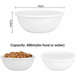 Gamelle Antidérapante En Bambou Pour Chat Et Chien -Pas Cher Toutou Mia Magasin 88336043 2