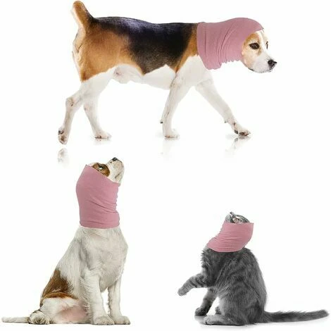 Cache-oreilles Pour Chien - Cache-cou Et Oreilles - Pour Soulager L'anxiété Et Le Toilettage - Pour Chiens Et Chats - Imperméable - Aide à Calmer Le Bruit - Taille S - Rose 4 Cache-oreilles Pour Chien - Cache-cou Et Oreilles - Pour Soulager L'anxiété Et Le Toilettage - Pour Chiens Et Chats - Imperméable - Aide à Calmer Le Bruit - Taille S - Rose – Image 2