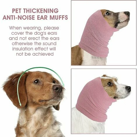 Cache-oreilles Pour Chien - Cache-cou Et Oreilles - Pour Soulager L'anxiété Et Le Toilettage - Pour Chiens Et Chats - Imperméable - Aide à Calmer Le Bruit - Taille S - Rose 5 Cache-oreilles Pour Chien - Cache-cou Et Oreilles - Pour Soulager L'anxiété Et Le Toilettage - Pour Chiens Et Chats - Imperméable - Aide à Calmer Le Bruit - Taille S - Rose – Image 3
