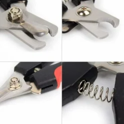 Coupe-Griffes Pour Chien Et Chat Pince à Ongles Coupante Avec Lime à Ongles - Pour L'entretien Des Griffes Pour Les Petits, Moyens Chiens, Chats, Lapins, Cochons D'Inde (Rouge) -Pas Cher Toutou Mia Magasin 88952632 4