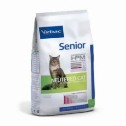 Croquettes Virbac HPM Senior Neutered Pour Chat Sac 1,5 Kg