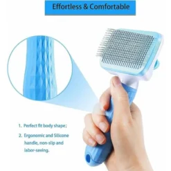 Brosse Chiens Chats, Autonettoyante Brosse Poils Morts Pour Chat Chien, Enlèvement Efficace Jusqu'à 95% Des Poils Morts Et Poils Tomentose, Adapté Pour Les Chiens Chats Cheveux Courts Et Longs 11 Brosse Chiens Chats, Autonettoyante Brosse Poils Morts Pour Chat Chien, Enlèvement Efficace Jusqu'à 95% Des Poils Morts Et Poils Tomentose, Adapté Pour Les Chiens Chats Cheveux Courts Et Longs -Pas Cher Toutou Mia Magasin 89260253 5