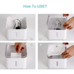 Lot De 6 Filtres De Rechange Pour Fontaine à Eau Pour Chats Et Petits Chiens -Pas Cher Toutou Mia Magasin 90096299 5