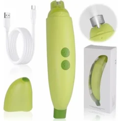 Lime à Ongle Electrique Chien Chat Avec Lumières LED, Broyeur à Ongles Super Silencieux Pour Animal De Compagnie Puissant Coupe-Ongles électrique à 2 Vitesses Pour Chien Et Chat - USB Rechargeable