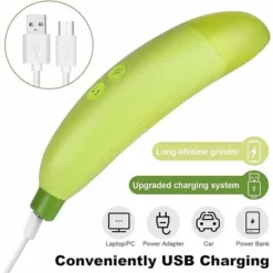 Lime à Ongle Electrique Chien Chat Avec Lumières LED, Broyeur à Ongles Super Silencieux Pour Animal De Compagnie Puissant Coupe-Ongles électrique à 2 Vitesses Pour Chien Et Chat - USB Rechargeable -Pas Cher Toutou Mia Magasin 90325164 3