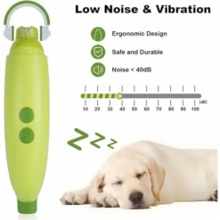 Lime à Ongle Electrique Chien Chat Avec Lumières LED, Broyeur à Ongles Super Silencieux Pour Animal De Compagnie Puissant Coupe-Ongles électrique à 2 Vitesses Pour Chien Et Chat - USB Rechargeable -Pas Cher Toutou Mia Magasin 90325164 4