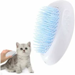 Brosse Chat, Brosse Chien, Brosse Chat Poil Long, Autonettoyante Brosse Pour Chat Chien Avec Bouton De Nettoyage, Applicable Aux Cheveux Longs Et Courts Chat