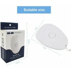 Brosse Chat, Brosse Chien, Brosse Chat Poil Long, Autonettoyante Brosse Pour Chat Chien Avec Bouton De Nettoyage, Applicable Aux Cheveux Longs Et Courts Chat -Pas Cher Toutou Mia Magasin 90674859 4