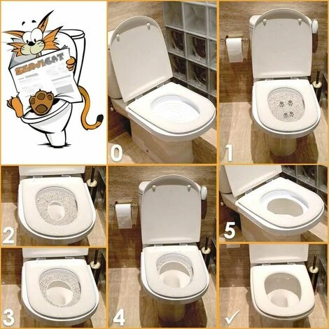 Siège De Toilette Pour Chat Système D'entraînement Aux Toilettes Bac à Litière Bac à Litière Système D'entraînement Au Siège De Toilettes Pour Habituer Votre Chat Aux Toilettes JXfYjW4CpW 4 Siège De Toilette Pour Chat Système D'entraînement Aux Toilettes Bac à Litière Bac à Litière Système D'entraînement Au Siège De Toilettes Pour Habituer Votre Chat Aux Toilettes JXfYjW4CpW – Image 2