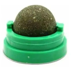 Boule D'herbe à Chat Naturelle Rotative Pour Chat - Jouet Amusant Pour La Maison - Chasing Pour Chaton, Sucette, Menthe, Bâton Dentaire, Mâcher Les Dents