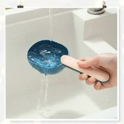 Pelle à Nourriture Pour Animaux - Pelle Pour Aliments Chiens Animaux De Compagnie Poignée Avec Clip Sous Chien Chat Livre Pelle Soutirage Cuillère Cuisine 2 PCS (Indigo + Poussière, Gris Vert) -Pas Cher Toutou Mia Magasin 91805549 3