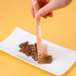 Fonepro 2 Pièces Cuillères En Plastique ABS Pour Chat, Nourriture Humide Pour Chien, Cuillère à Long Manche, Cuillère En Conserve, 163.11.2 Cm, Rose -Pas Cher Toutou Mia Magasin 91848365 3