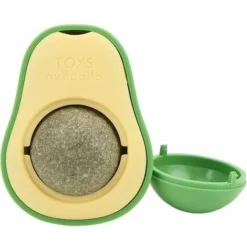 Boule D'Herbe À Chat, Balle Herbe À Chat Murale, Jouets Catnip Comestibles Pour Chats, Jouets À L'Herbe À Chat Rotatives -