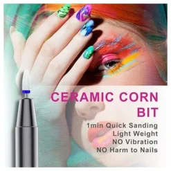 LTS FAFA Coupe-ongles 25000RPM 12 En 1 Coupe-ongles électrique Professionnel Ongles En Gel Vitesse Réglable Cuticule Pédicure Kit D'amélioration Des Ongles Shellac Gel Acrylique Gel Semi-permanent (Gr -Pas Cher Toutou Mia Magasin 92591872 3