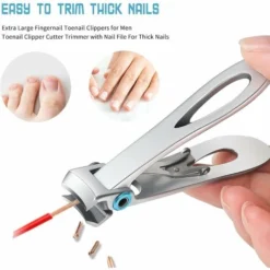 Blue Dream Coupe-ongles Ouverture Large De La Mâchoire Sans éclaboussures Pour Ongles épais, Coupe Ongles Acier Inoxydable Pour Hommes Et Femmes -Pas Cher Toutou Mia Magasin 92845176 4