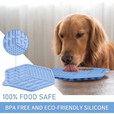 Coussinets À Lécher Caflower Pour Chiens, Coussinets À Lécher Pour Chat Avec Ventouses Solides, Coussinets En Silicone De Qualité Alimentaire Avec Spatule 6 Coussinets À Lécher Caflower Pour Chiens, Coussinets À Lécher Pour Chat Avec Ventouses Solides, Coussinets En Silicone De Qualité Alimentaire Avec Spatule – Image 5