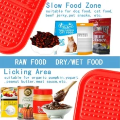 Coussin À Lécher Pour Chien Avec Ventouse - Coussin À Lécher En Pomme De Pin Pour Chien Et Chat Coussin À Lécher Au Beurre D'Arachide Pour Silicone Antidérapant -Pas Cher Toutou Mia Magasin 93347043 3