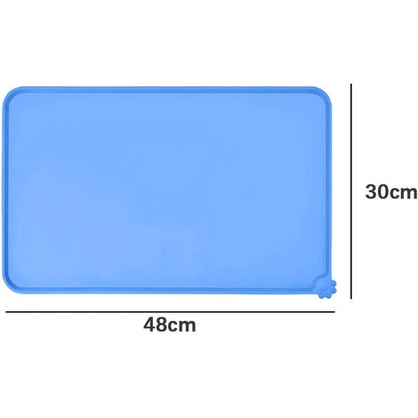 Tapis De Bol En Silicone Pour Chien Et Chat, Tapis De Nourriture Antiadhésif, Tapis D'Eau, Imperméable, Multicolore 4 Tapis De Bol En Silicone Pour Chien Et Chat, Tapis De Nourriture Antiadhésif, Tapis D'Eau, Imperméable, Multicolore – Image 2
