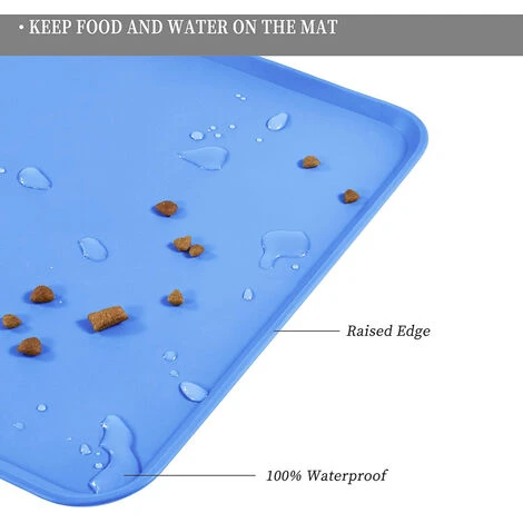 Tapis De Bol En Silicone Pour Chien Et Chat, Tapis De Nourriture Antiadhésif, Tapis D'Eau, Imperméable, Multicolore 6 Tapis De Bol En Silicone Pour Chien Et Chat, Tapis De Nourriture Antiadhésif, Tapis D'Eau, Imperméable, Multicolore – Image 4
