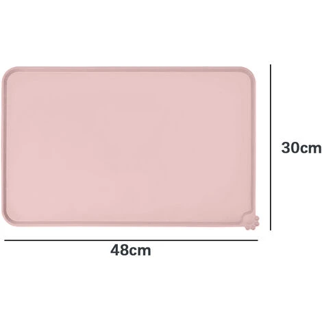 Tapis De Bol En Silicone Pour Chien Et Chat, Tapis De Nourriture Antiadhésif, Tapis D'Eau, Imperméable, Multicolore 4 Tapis De Bol En Silicone Pour Chien Et Chat, Tapis De Nourriture Antiadhésif, Tapis D'Eau, Imperméable, Multicolore – Image 2