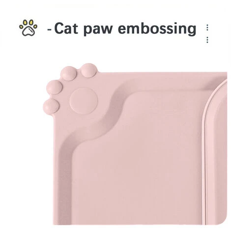 Tapis De Bol En Silicone Pour Chien Et Chat, Tapis De Nourriture Antiadhésif, Tapis D'Eau, Imperméable, Multicolore 5 Tapis De Bol En Silicone Pour Chien Et Chat, Tapis De Nourriture Antiadhésif, Tapis D'Eau, Imperméable, Multicolore – Image 3