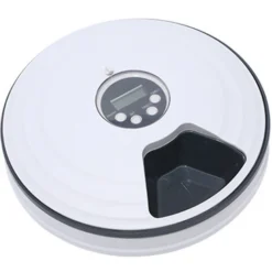 Bol Pour Animaux De Compagnie, Fournitures Pour Animaux De Compagnie Six Trous, Mangeoire Intelligente Avec Minuterie Ustensiles Pour Animaux De Compagnie Mangeoire Automatique Blanc Cassé 30.530.56.4 -Pas Cher Toutou Mia Magasin 93897406 3