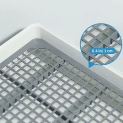 BDD Bac à Litière Pour Lapin Surdimensionné Avec Grille Bac à Litière Pour Chat En Cage Bac à Litière Pour Lapin Surdimensionné -Pas Cher Toutou Mia Magasin 94237440 4