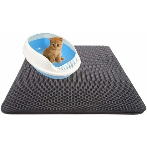 Tapis De Litière Pour Chat Tapis De Litière Pour Chat En Nid D'abeilles Imperméable Double Couche 30 X 30 Cm. 7 Tapis De Litière Pour Chat Tapis De Litière Pour Chat En Nid D'abeilles Imperméable Double Couche 30 X 30 Cm. – Image 5