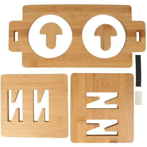 GUOYIHUA® Gamelle Surélevée, Avec Support Réglable En Bambou Et 2 Bols En Acier Inoxydable Pieds Antidérapants Pour Petit Chien Animaux De Compagnie 7 GUOYIHUA® Gamelle Surélevée, Avec Support Réglable En Bambou Et 2 Bols En Acier Inoxydable Pieds Antidérapants Pour Petit Chien Animaux De Compagnie – Image 5