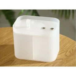 GP Fontaine à Eau Pour Chat Filtre Automatique USB électrique Muet Chat Abreuvoir Bol 1.5L Recirculer Abreuvoir Filtrant Pour Chats Distributeur D'eau Pour Animaux De Compagnie Blanc Prise Ue -Pas Cher Toutou Mia Magasin 94791041 3