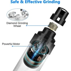 Coupe-ongles Pour Animaux De Compagnie, Coupe-ongles électrique à 2 Vitesses, Polisseur D'ongles Pour Chiens Et Chats, Coupe-ongles Automatique 10 Coupe-ongles Pour Animaux De Compagnie, Coupe-ongles électrique à 2 Vitesses, Polisseur D'ongles Pour Chiens Et Chats, Coupe-ongles Automatique -Pas Cher Toutou Mia Magasin 95071238 4