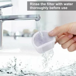 Filtres à Charbon De Rechange Pour Fontaines PetSafe Drinkwell Avalon, Pagoda, 2 Gallons, Sedona Et Seascape, Lot De 8 Filtres De Fontaine 10 Filtres à Charbon De Rechange Pour Fontaines PetSafe Drinkwell Avalon, Pagoda, 2 Gallons, Sedona Et Seascape, Lot De 8 Filtres De Fontaine -Pas Cher Toutou Mia Magasin 95134188 4