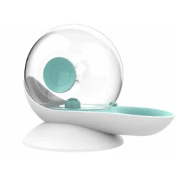 Fontaine à Eau Automatique Pour Chiens Et Chats Escargot Pet Gravity Drinking Fountain Fontaine Transparente Distributeur De Bol D'eau Pour Chiens Et Chats 2.8L 1Pcs Bleu (9.4-11.8in) -Pas Cher Toutou Mia Magasin 95336998 3