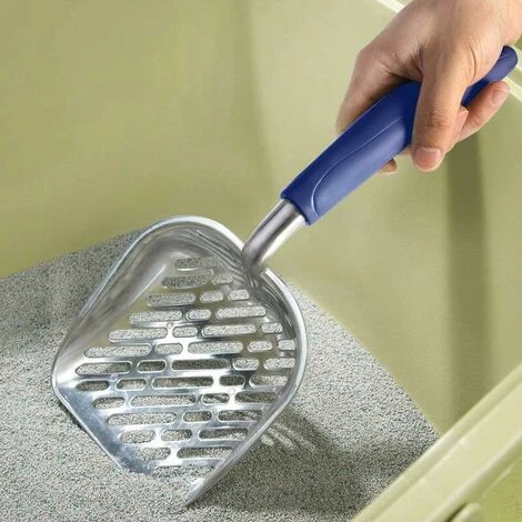 Pelle à Litière Pour Chat, Pelle à Litière En Métal Solide Pour Animaux De Compagnie Pelle à Tamiser Durable Pour Animaux De Compagnie (gris) 6 Pelle à Litière Pour Chat, Pelle à Litière En Métal Solide Pour Animaux De Compagnie Pelle à Tamiser Durable Pour Animaux De Compagnie (gris) – Image 4
